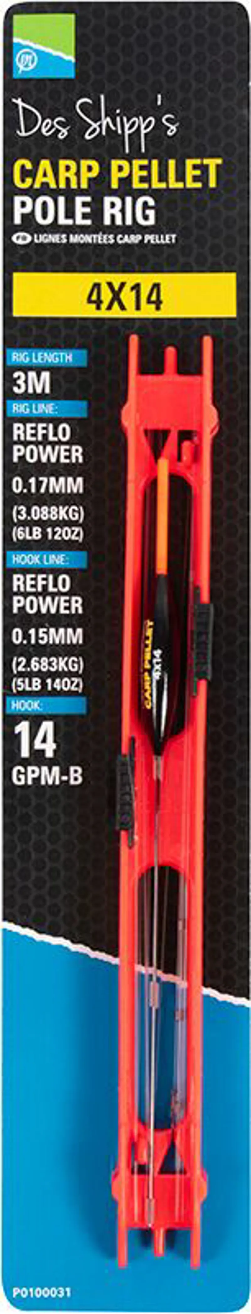 Des Shipp Carp Pellet Pole Rigs