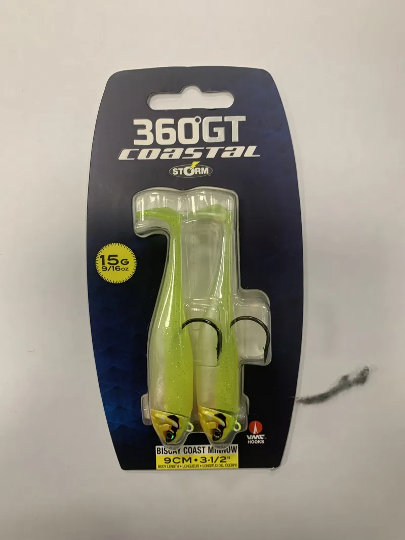 BISCAY COAST MINNOW 9-15G Coastal Hot Chartreuse