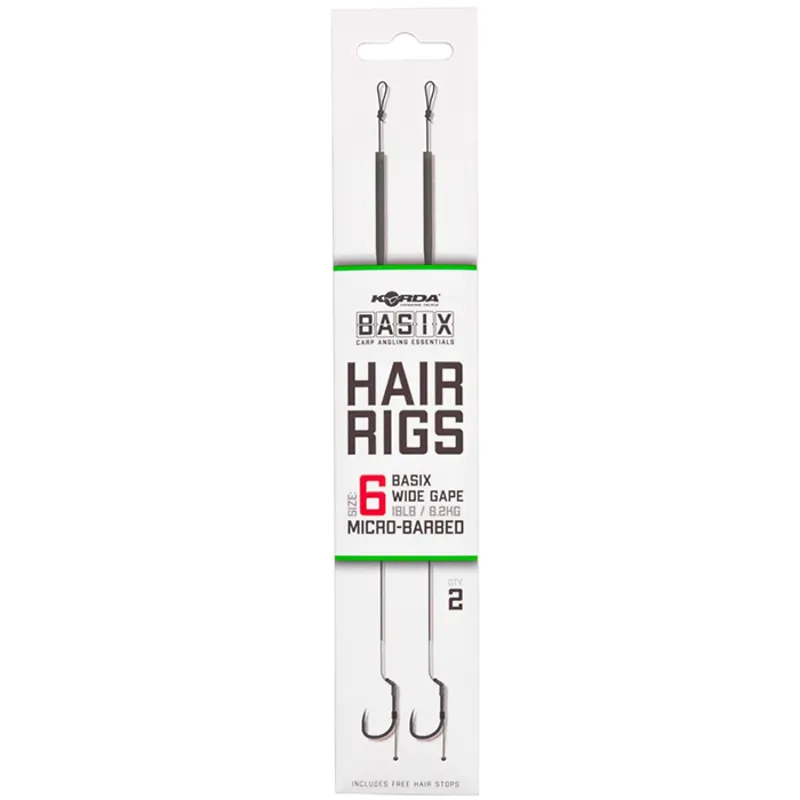 Basix Hair Rigs Wide Gape-9