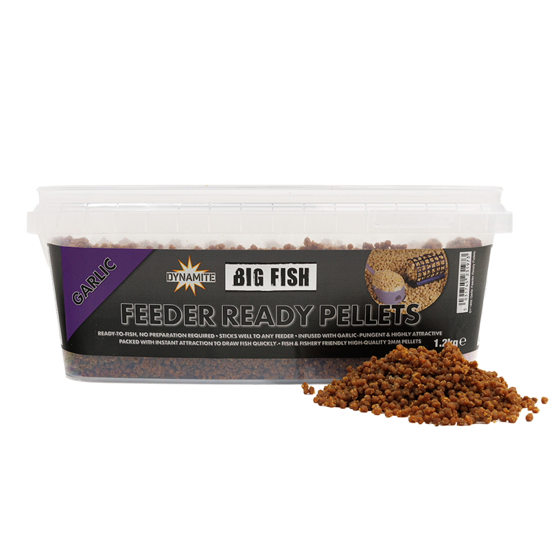 Big Fish Feeder Ready Pellets Garlic 2mm 1.2kg