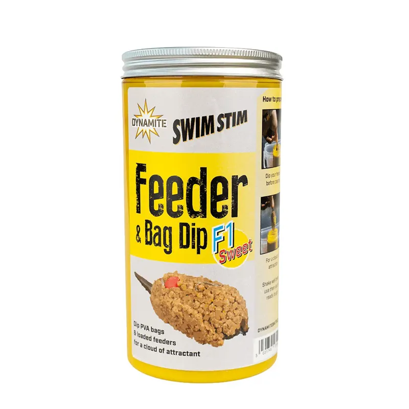 Dynamite Swim Stim F1 Sweet Feeder and Bag Dip 500ml