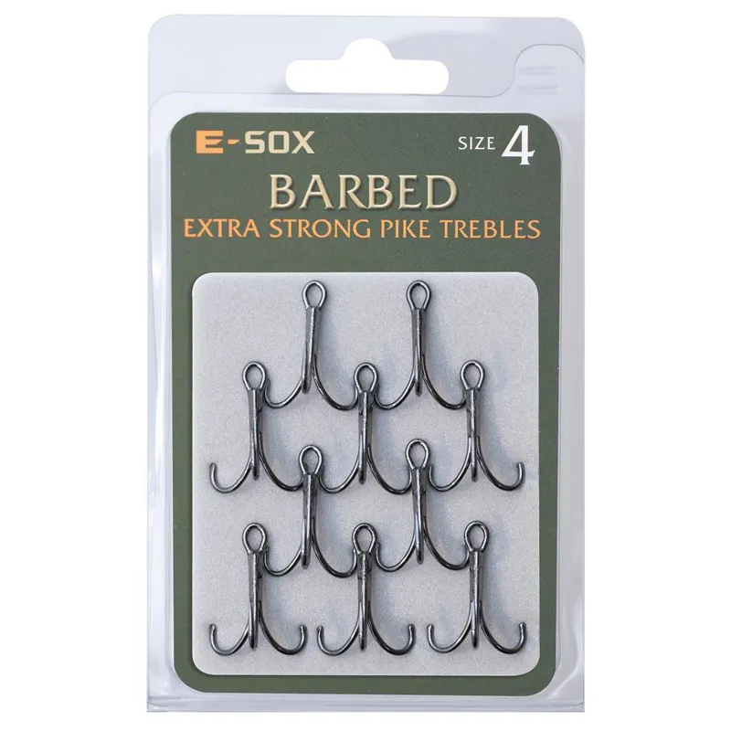 Esox Treble Hook Barbed