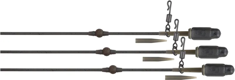 Edges Tuff Tungsten Tubing Heli-Clip Rigs 3pcs