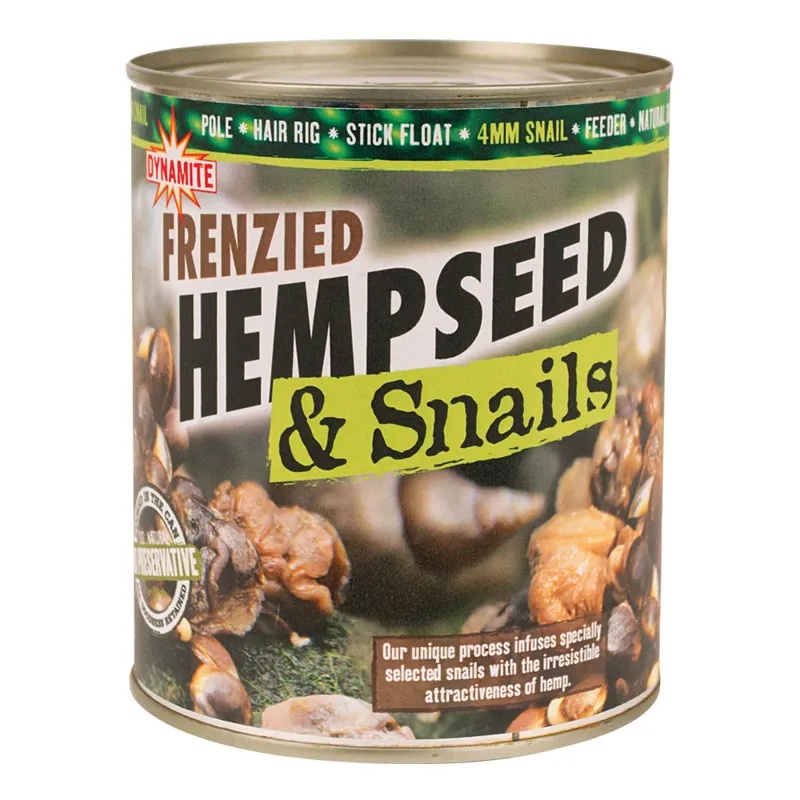 Frenzied Hempseed and Snails 4mm Can 700g