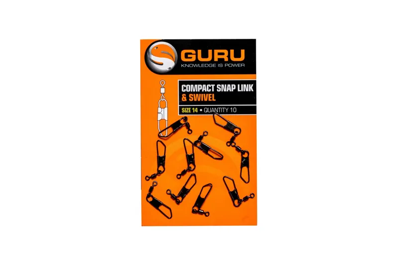 Guru Fishing Snap Link and Swivel  Size 14
