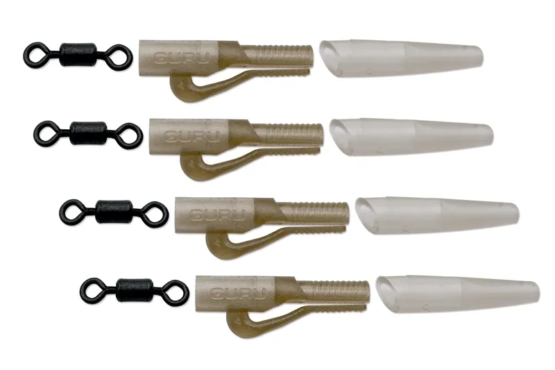 Guru Micro Fishing Lead Clip inc Swivels and Tail Rubbers-2