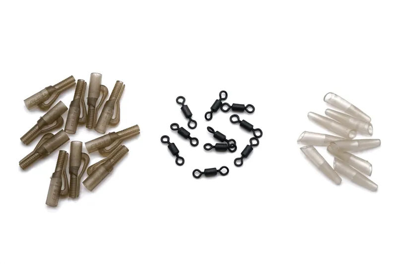 Guru Micro Fishing Lead Clip inc Swivels and Tail Rubbers