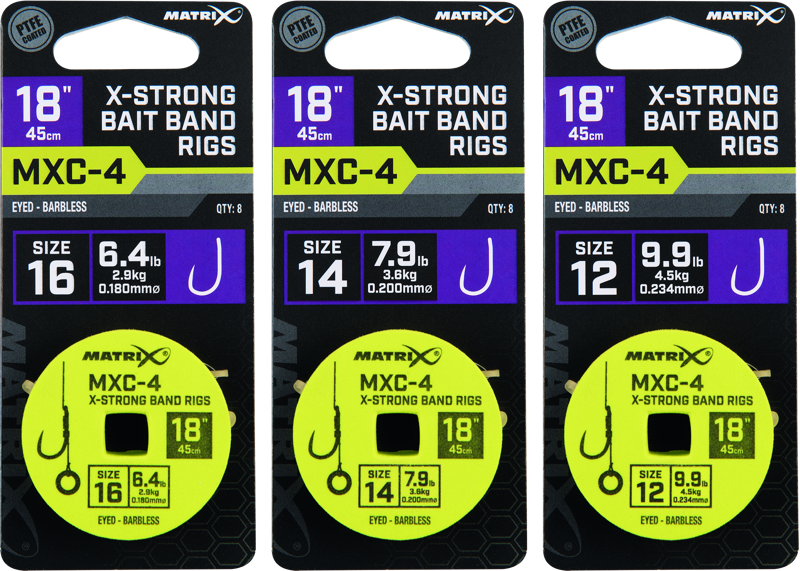 MXC-4 Barbless 18 Bait Band