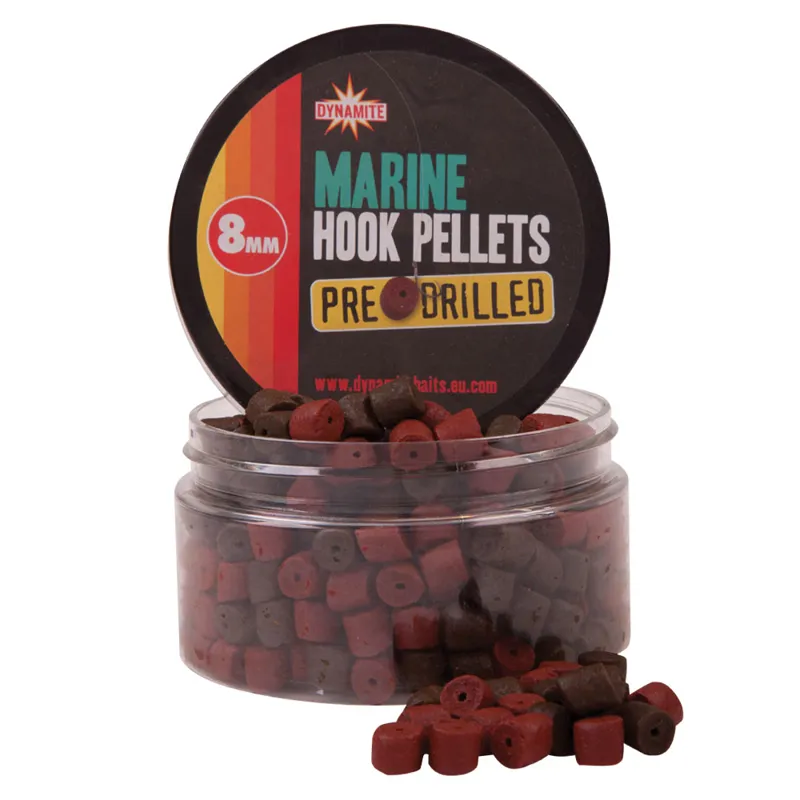 Marine Halibut Pre-Drilled Hook Pellets 8mm