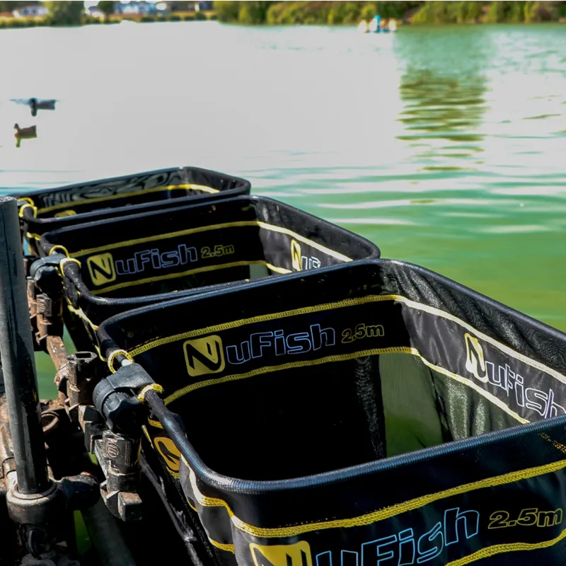 NuFish 2.5m Keepnet Triple Pack