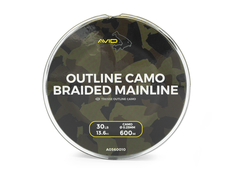 Outline Camo Braided Mainline 30lb/13.6kg
