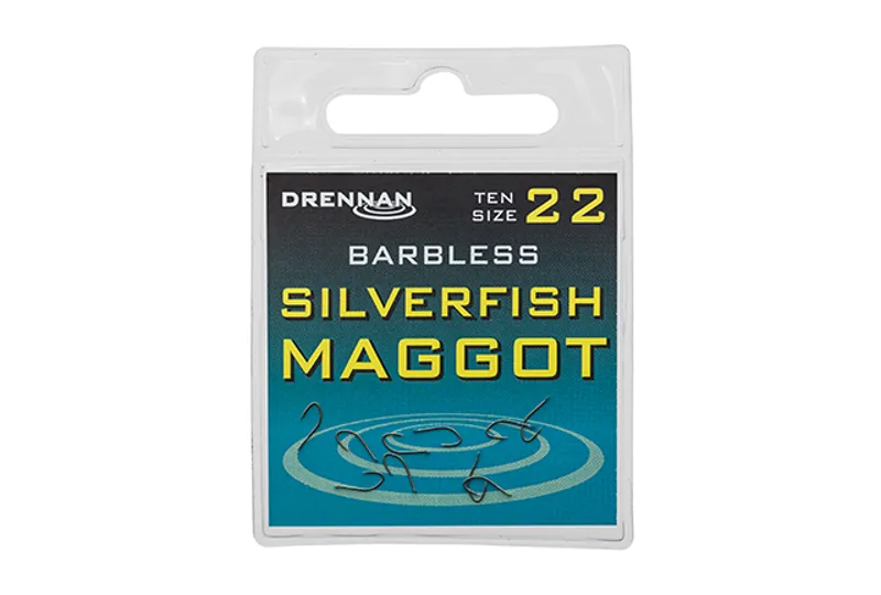 Silverfish Maggot Hooks - Barbless