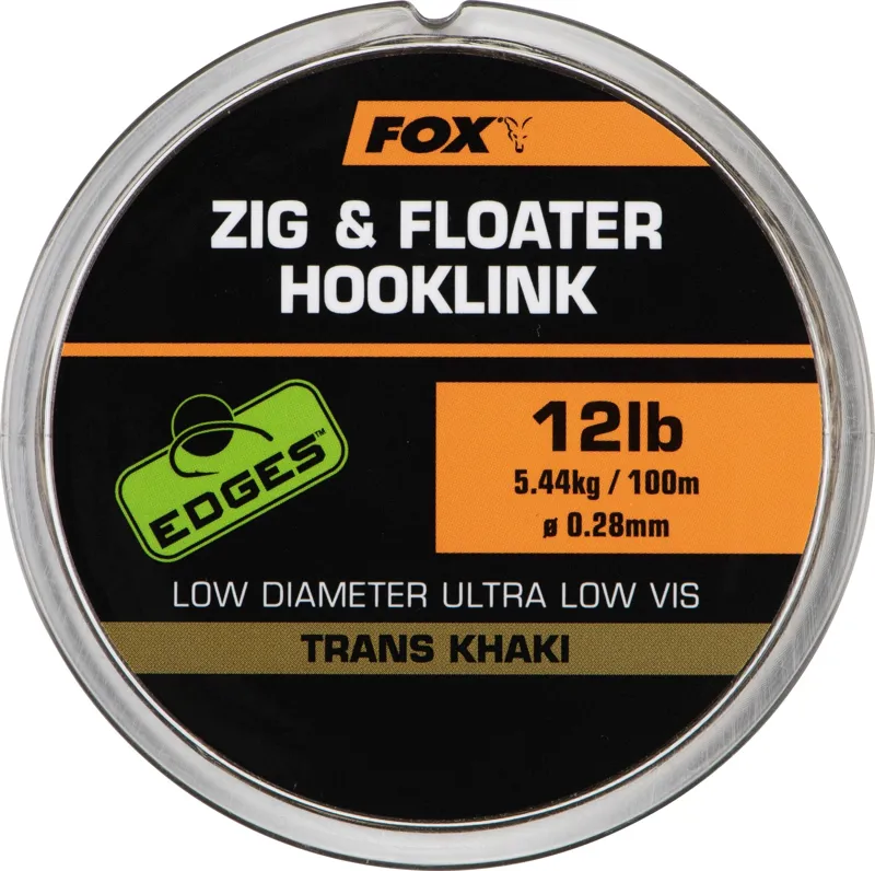 Zig and Floater Hooklink Trans Khaki