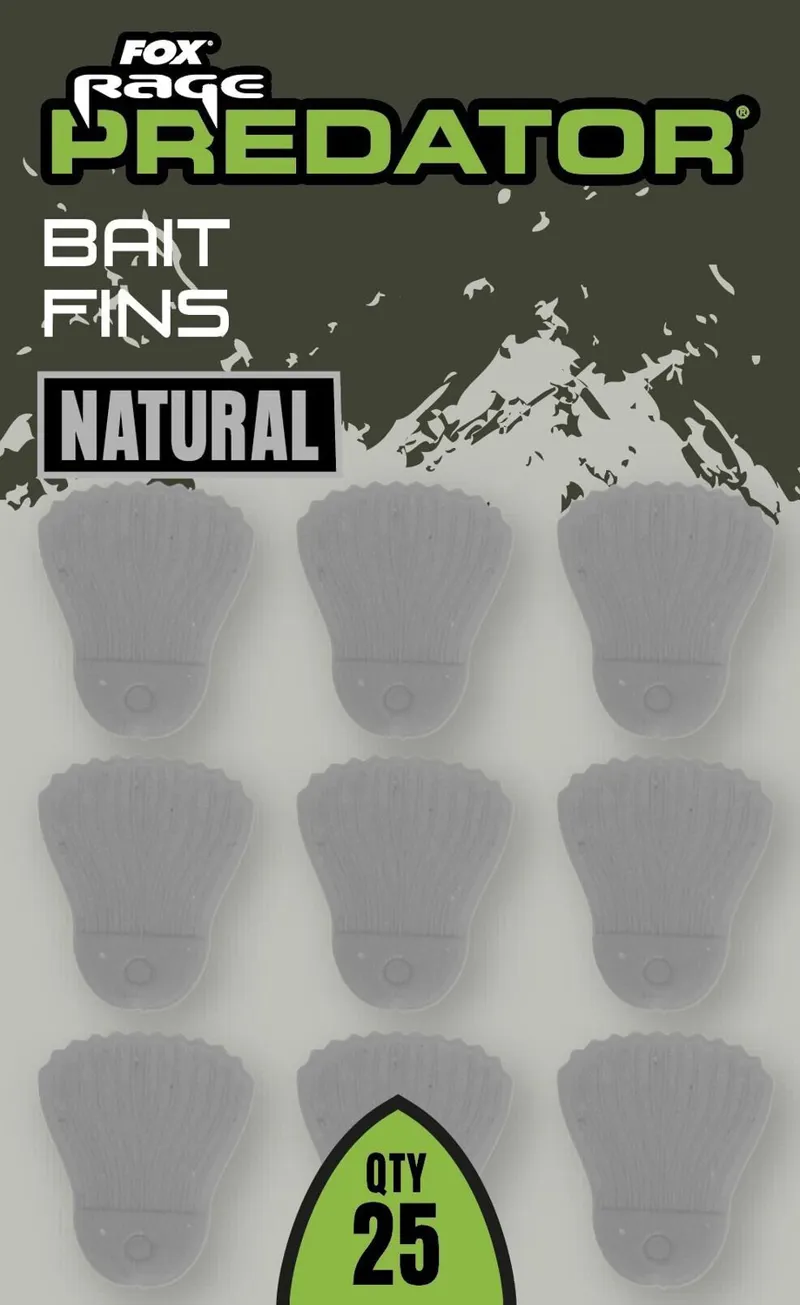 Fox Rage Bait Fins Natural 25pcs-1