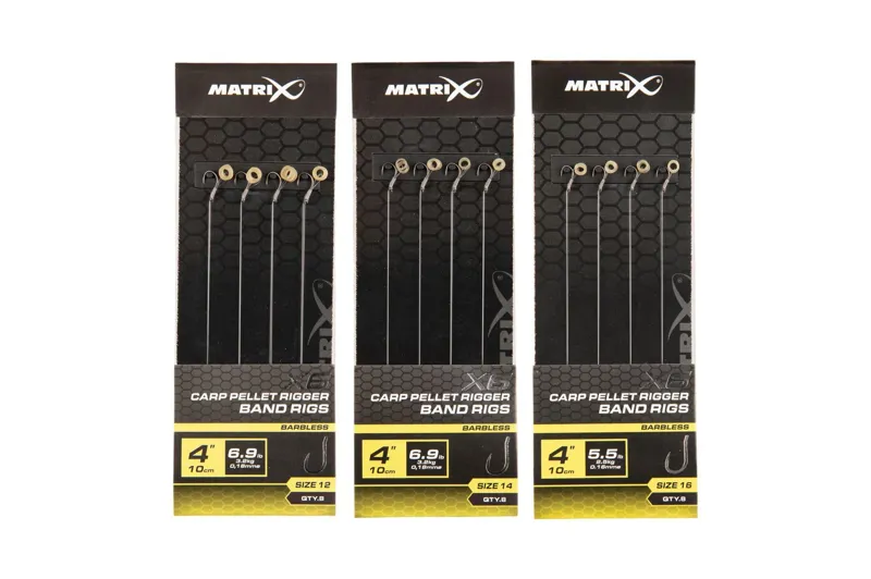 Matrix X6 Carp Pellet Rigger 10cm Band Rigs