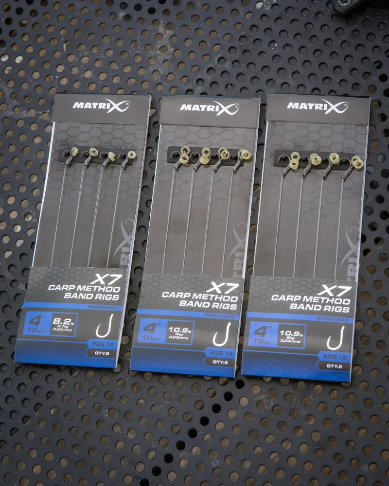 Matrix X7 Carp Method 10cm Band Rigs-1