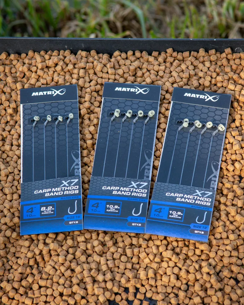 Matrix X7 Carp Method 10cm Band Rigs-5
