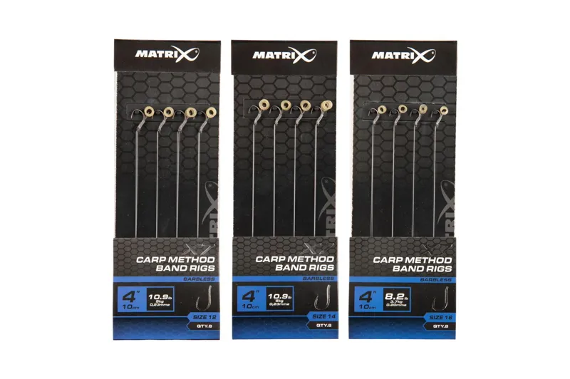 Matrix X7 Carp Method 10cm Band Rigs