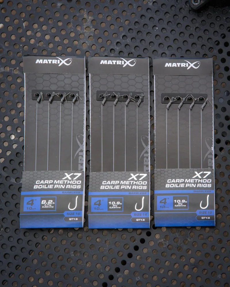 Matrix X7 Carp Method 10cm Boilie Pin Rigs-1