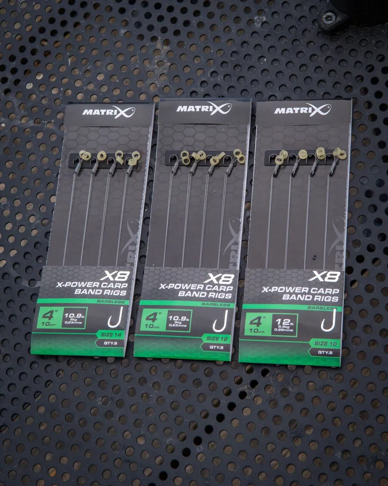Matrix X8 X-Power Carp 10cm Band Rigs-1