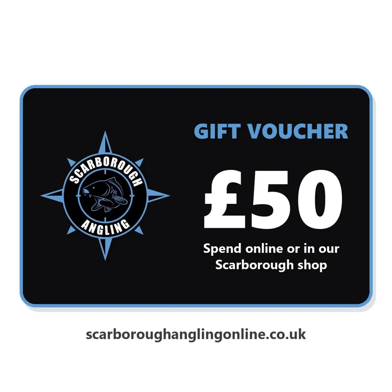 Scarborough Angling 50 Pound Gift Voucher