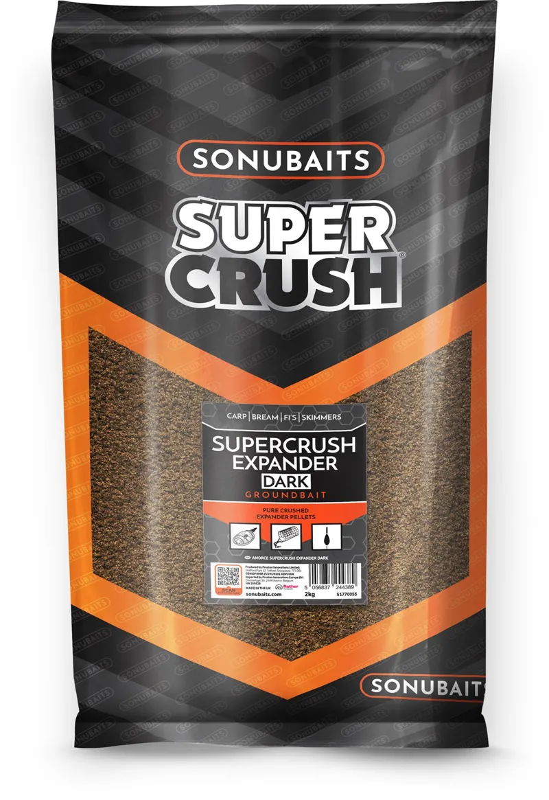 Sonubaits Supercrush Expander Dark Groundbait 2kg